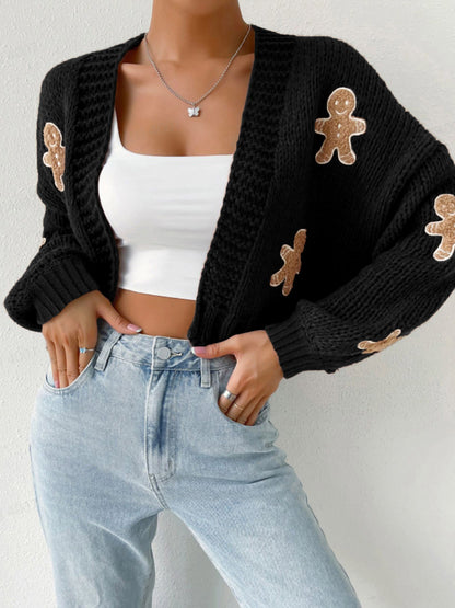 Pull Motif Bonhomme Pain d’Épices